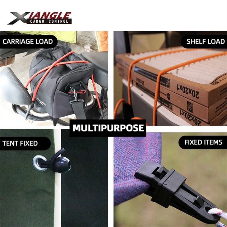 26pcs Premium Bungee Cords Assortment, Includes Canopy Ties, Tarp Clips